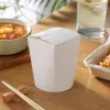 A simple and environmentally friendly office stationery storage box in white paper box packaging details Picture